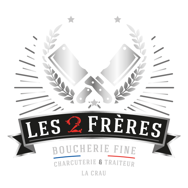 LES 2 FRÈRES : Boucherie fine, Charcuterie & Traiteur à La Crau, Var - Logo